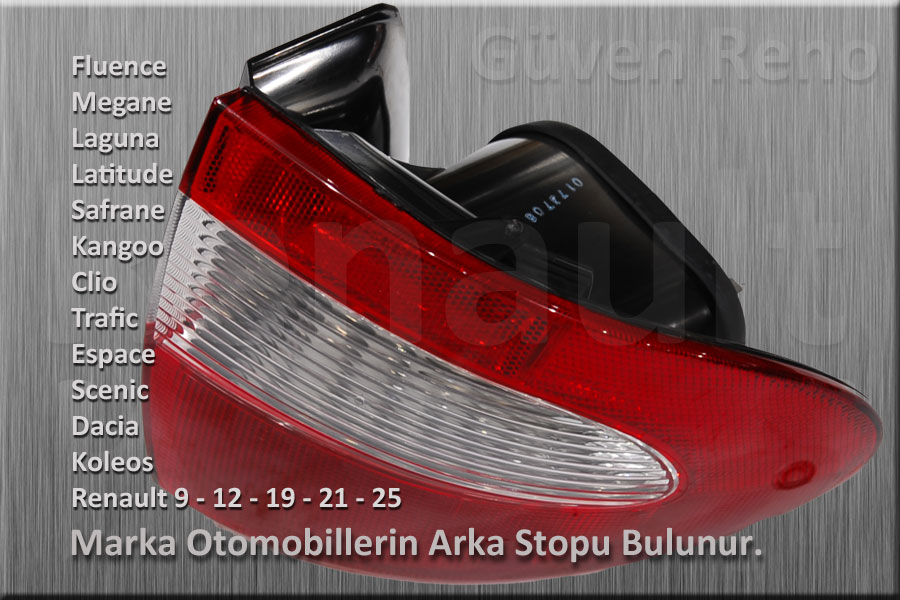 RENAULT R 9 ÇIKMA YEDEK PARÇA ARKA STOP YENİ_FE2